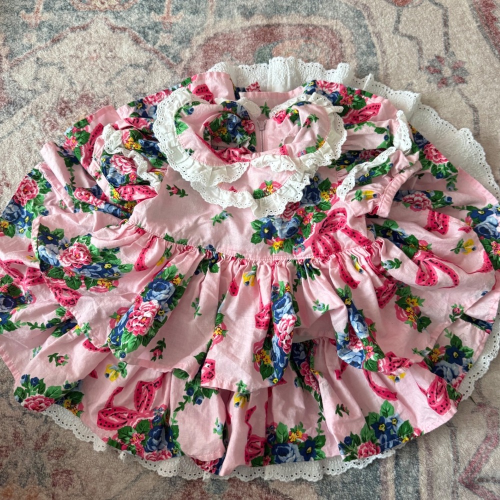 12M vintage coquette dress